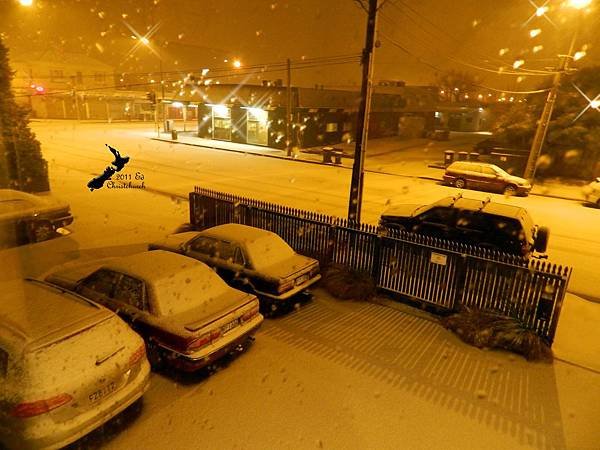 下大雪的基督城