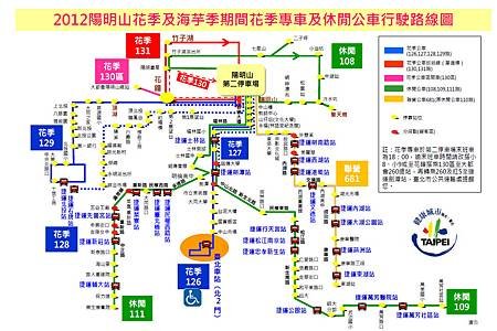 竹子湖路線圖