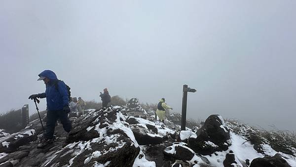 2024陽明山下雪了-七星公園、七星山