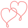 100px-Pinkoutlinehearts.png