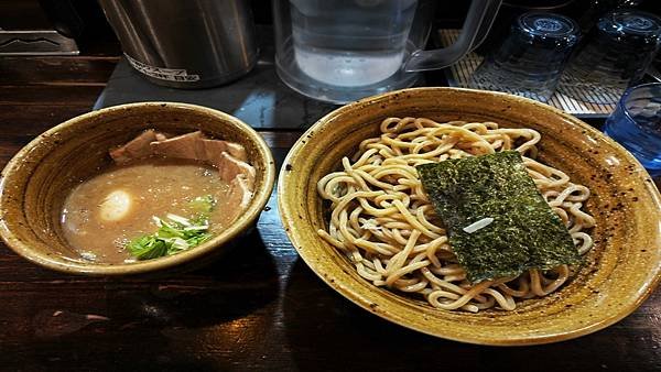 東京都吉祥市－豚骨魚介馬鈴薯醬汁極粗胚芽沾麵【つけ麵 えん寺