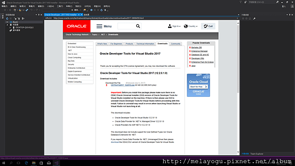 [visual studio 2017] oracle db 連接_3.png