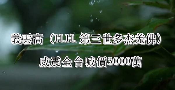 義雲高（H.H. 第三世多杰羌佛）威震全台喊價3000萬.JPG