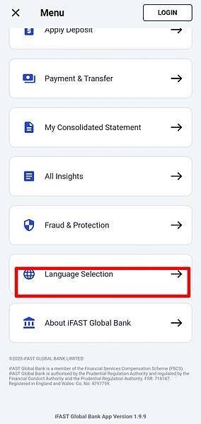 iFAST Global Bank 奕豐環球銀行 APP |
