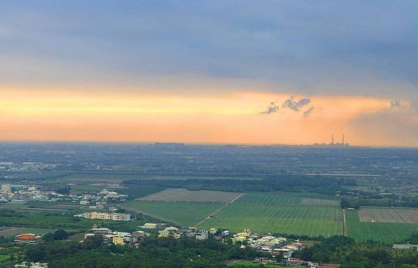 大岡山夕照夜照