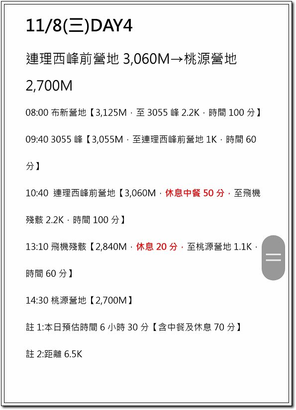 新康橫斷7天6夜挑戰行Day4布新營地至桃源營地篇