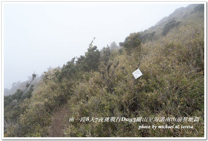 南一段8天7夜挑戰行Day3(下)關山至海諾南山前營地篇