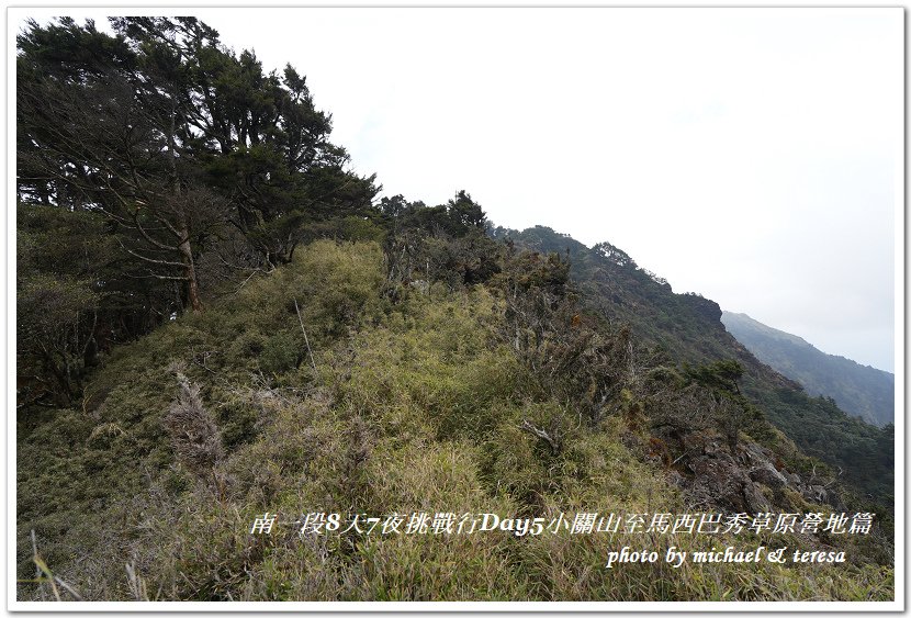 南一段8天7夜挑戰行Day5(下)小關山至馬西巴秀草原營地篇