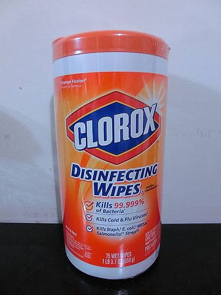 美國CLOROX 高樂氏居家殺菌濕紙巾 一擦細菌死光光