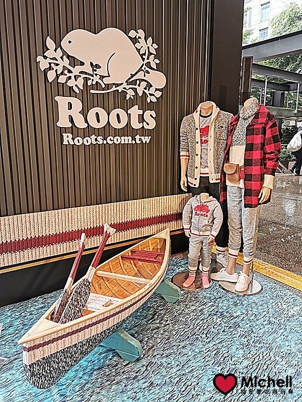 Roots Cabin pop-up store