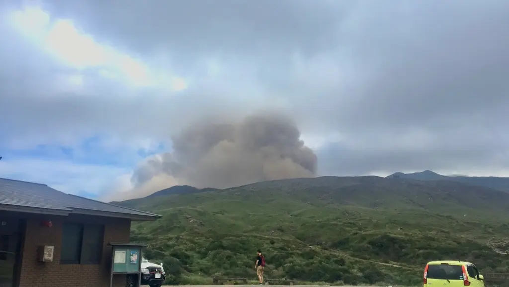 ▌熊本 Day2 ▌阿蘇火山、草千里，目睹冒煙中的活火山