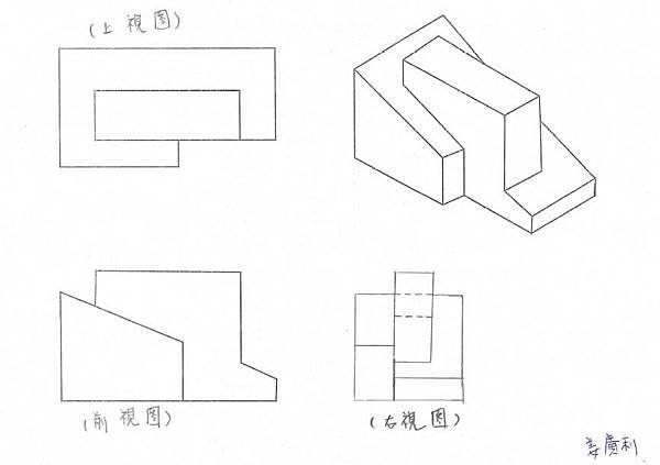 手繪，三視圖02