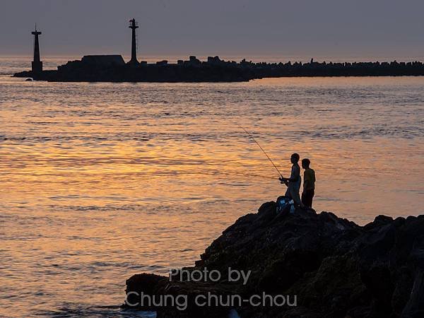 攝影旅遊_七美觀音抱塔 夕照
