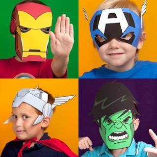 Printable Avengers Masks for Kids