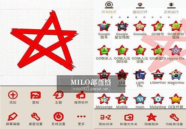 redstar Theme GO  milo0922.pixnet