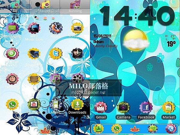 Flower Power GO Launcher milo0922.pixnet