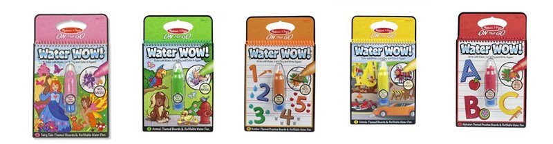 米媽 美國Water Wow兒童創意畫板 環保水彩筆 趣味益智拼圖畫板7