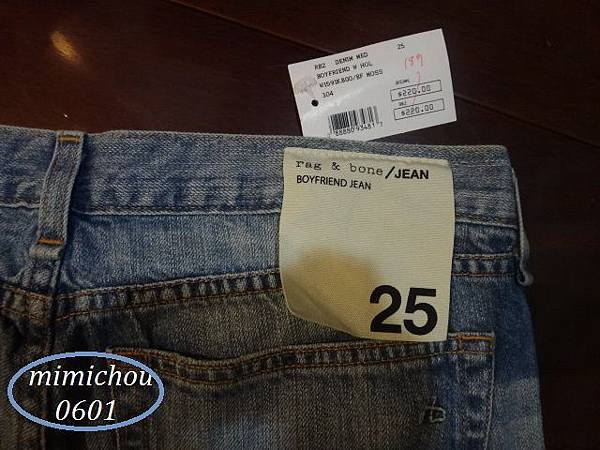 1113 Rag &amp; bone BF jeans size25 (版大, 適合size27-28)-1.jpg