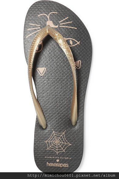 CHARLOTTE OLYMPIA + Havaianas metallic rubber flip flops-3.jpg