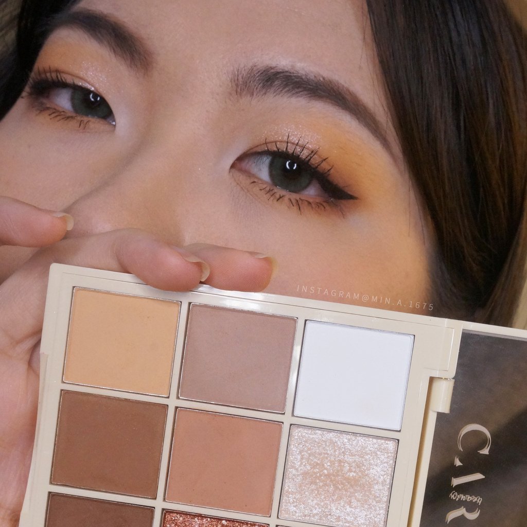 【試色】Cara Beauty 原生系列 九色眼影盤 Woke Up Like This Eyeshadow Palette