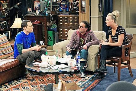 Kaley Cuoco, Johny Galecki, and Jim Parsons,  The Big Bang Theory.jpg