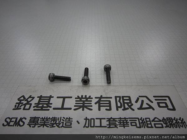 合金有頭內六角螺絲   M3X12 ALLOY STEEL HEX SOCKET CAP SCREWS