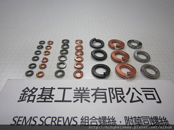 SEMS Washer DIN 127 螺絲套附華司用的彈簧華司 DIN 127 Spring Washer 