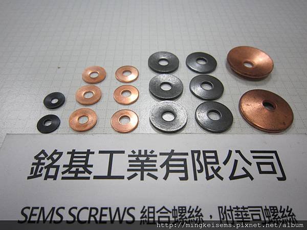 SEMS Washer DIN 6908 螺絲附華司用的盤(皿)型華司 DIN 6908 Conical Washer 