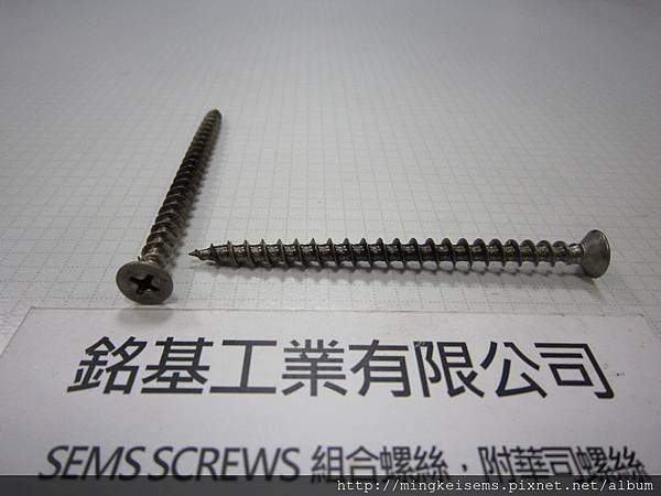 緊固件螺絲 FASTENER SCREWS 白鐵皿頭十字自攻牙尖尾螺絲 M6X76 STAINLESS STEEL PAN HEAD SELF TAPPING SCREWS