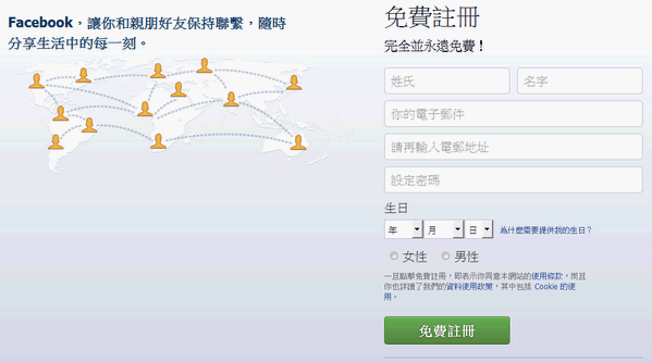 【FaceBook】如何註冊？