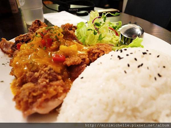 金色三麥-雞肉香芒飯