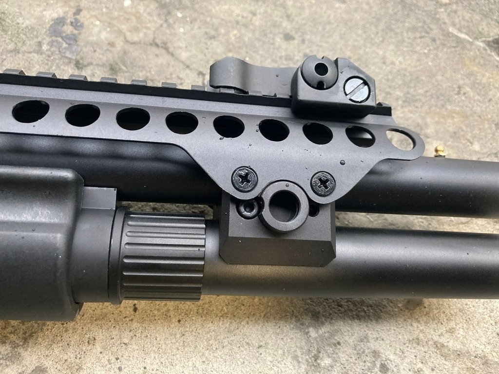 Matador鬥牛士 M870 SSG 殲滅者MOD1 瓦斯霰彈槍 散彈槍 金鷹 MARUI系統 台北槍店 生存遊戲專賣 義勇兵 QD 快扣.jpg