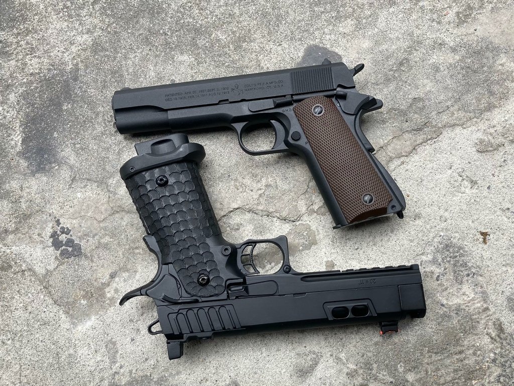KJ 1911 軍版刻字 ARMY R604 STI DVC P GBB瓦斯槍 台北槍店 生存遊戲專賣店 義勇兵.jpg
