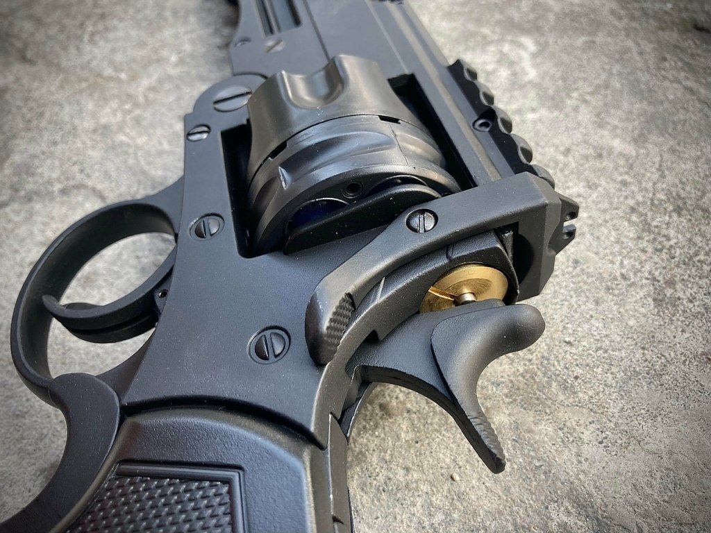First Strike Roscoe Revolver 12.7mm 鎮暴槍 CO2 左輪手槍 台北槍店 生存遊戲專賣店 義勇兵 超級現代化WEBLEY.jpg