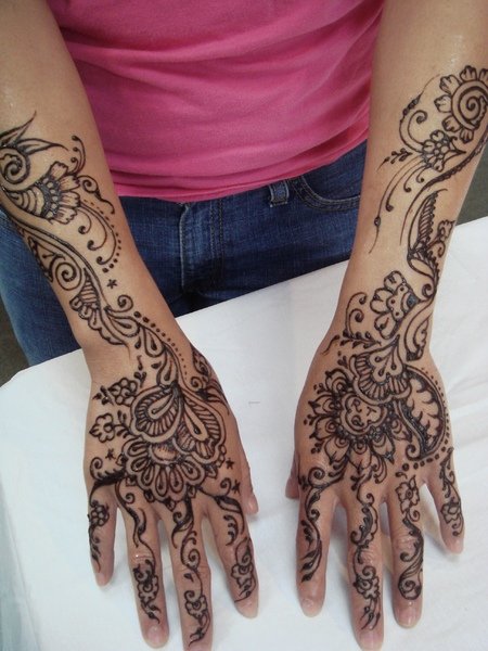 My very first henna