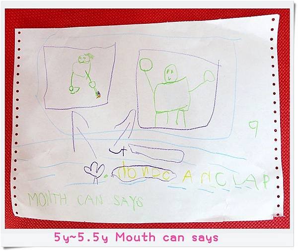 5y~5.5y Mouth can says