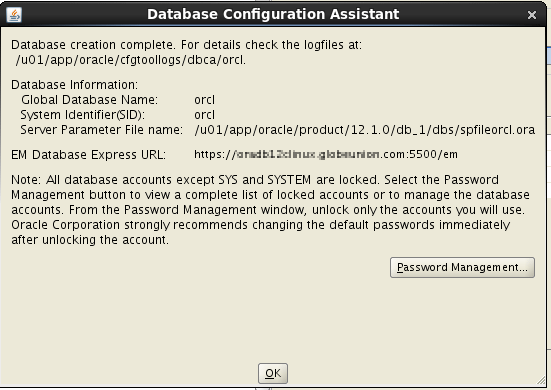 oradb12c-configuration