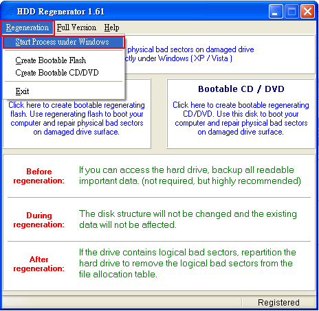 HDD Regenerator