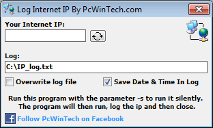 Log Internet IP