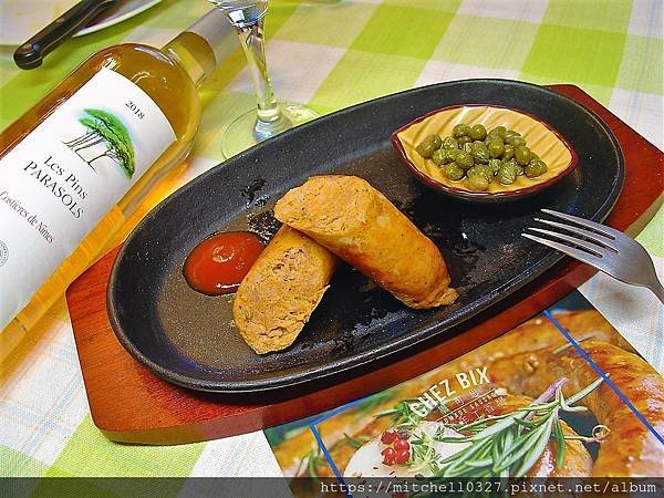 西方經典小吃【CHEZ BIX法式手工香腸】完美比例的香腸，