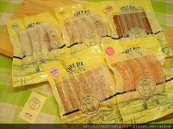 西方經典小吃【CHEZ BIX法式手工香腸】完美比例的香腸，