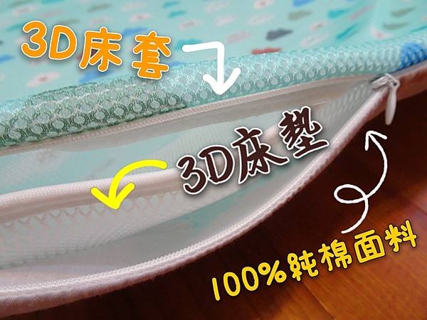 舒福家居 3D幼童午睡墊