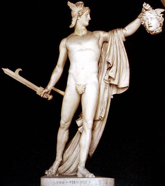 Perseus Carrying the Head of Medusa. Antonio Canova, 1804-1808.