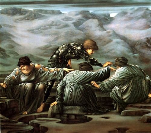 perseus-and-the-graiae.Edward Burne-Jones