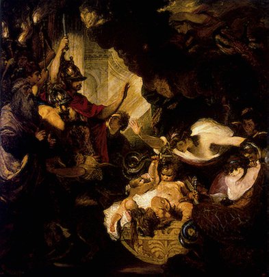 Infant Hercules Strangling the Serpents ---Joshua reynolds.jpg