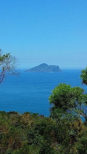 在上面看&quot;龜山島&quot;更是清楚