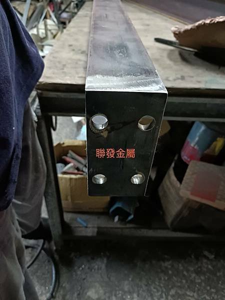 店面烤漆H型鋼門拱@聯發金屬