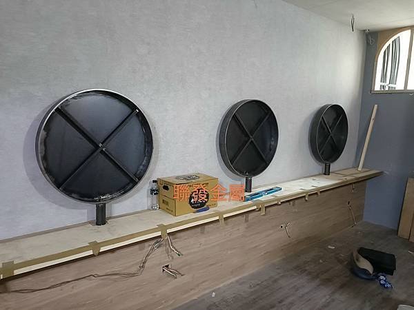 中山店髮廊金屬鏡櫃@聯發金屬