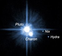 冥王星及其衛星圖