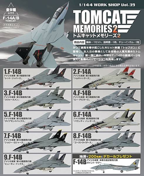 F-toys F-14熊貓 1/144